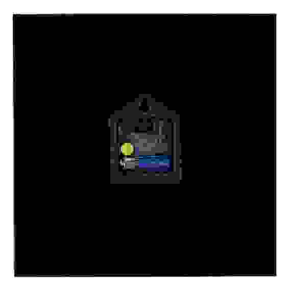 Часы настенные из стекла, 28х28 см, чёрный+золото, открытая стрелка, \"Моно\" Рубин