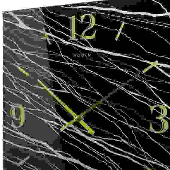 Часы настенные из стекла 37,7*37,7 см, открытая стрелка "Классика"