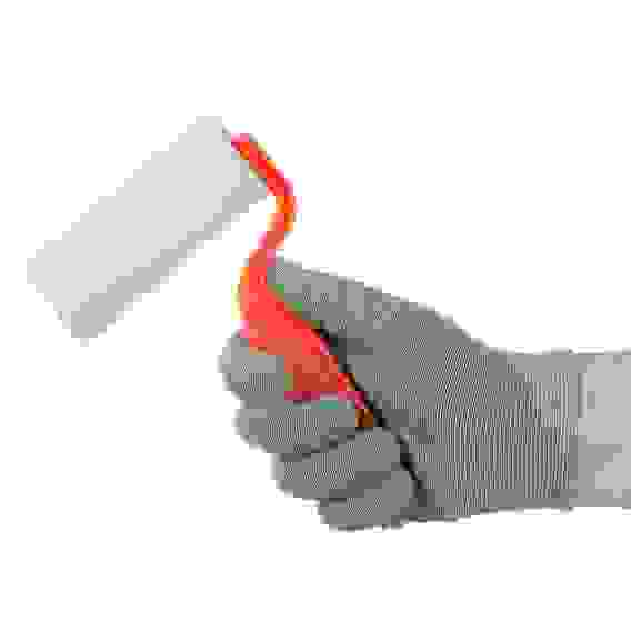 Набор: мини-валик поролон 100х16х6мм, ручка пластик + 2 ролика ЕРМАК