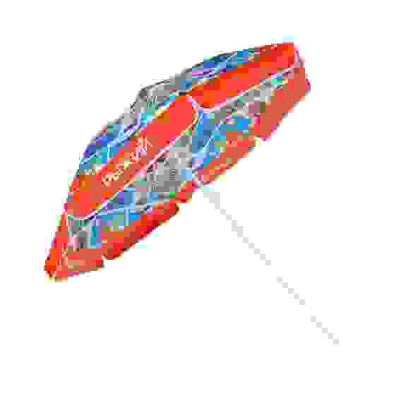 Зонт пляжный, 210D, полиэстер, d160см, h180см, 19/22мм стойка, в чехле РЫЖИЙ