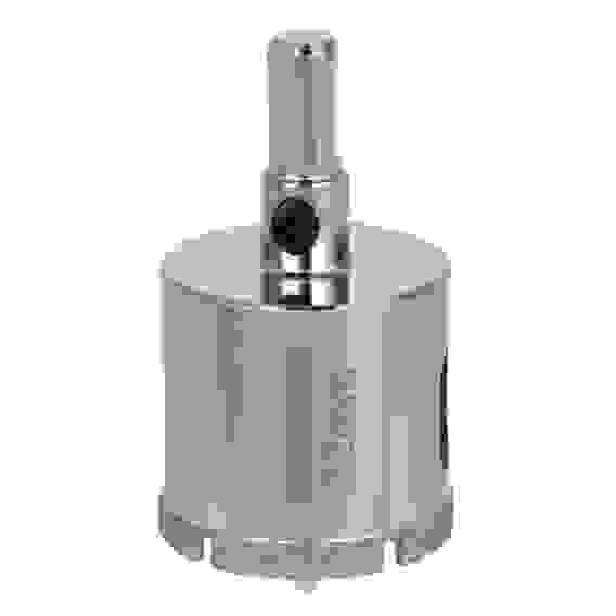Коронка алмазная с центрирующим сверлом d 32 мм по керамике и стеклу, Р45, трехгр хвостовик ЕРМАК