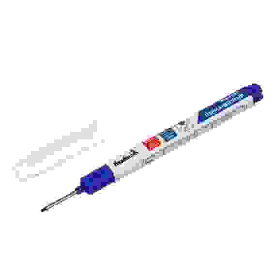 Маркер перманентный удлиненный, тонкий стержень синий HEADMAN