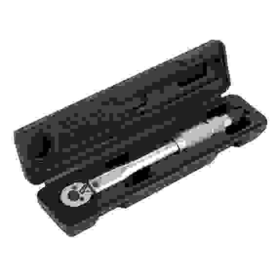 Ключ динамометрический, 5-25 Нм, 1/4", CrV, хромир. ЕРМАК