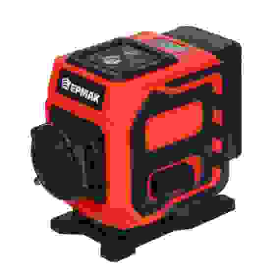 Уровень лазерный 12 лучей (3D),2АКБ+ЗУ, экран зарядки, пульт, кронтшейн,платформа, сумка чехол ЕРМАК