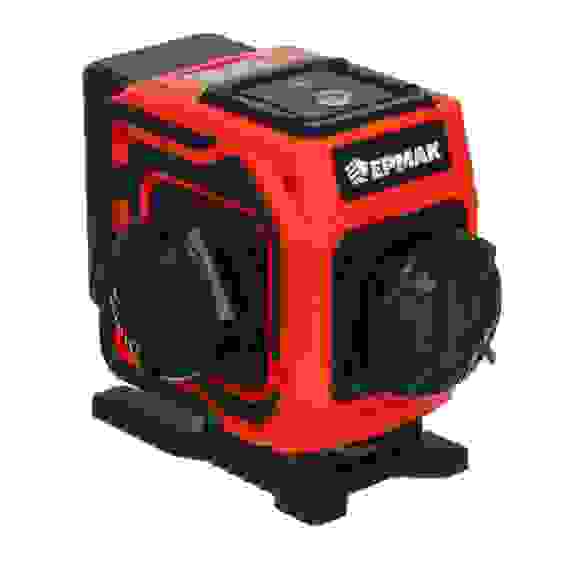 Уровень лазерный 12 лучей (3D),2АКБ+ЗУ, экран зарядки, пульт, кронтшейн,платформа, сумка чехол ЕРМАК