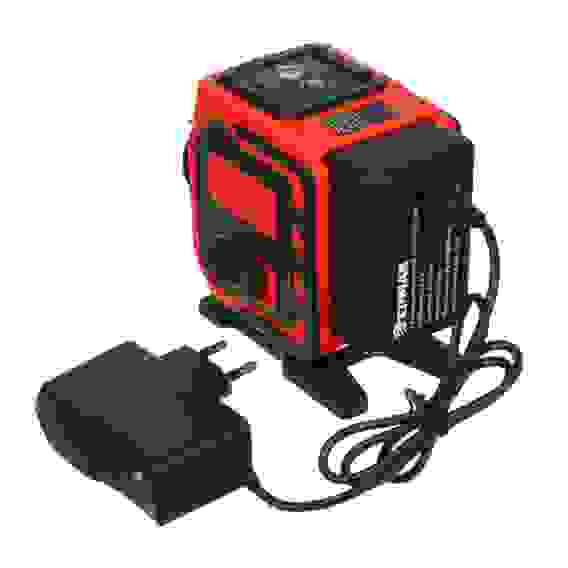 Уровень лазерный 12 лучей (3D),2АКБ+ЗУ, экран зарядки, пульт, кронтшейн,платформа, сумка чехол ЕРМАК