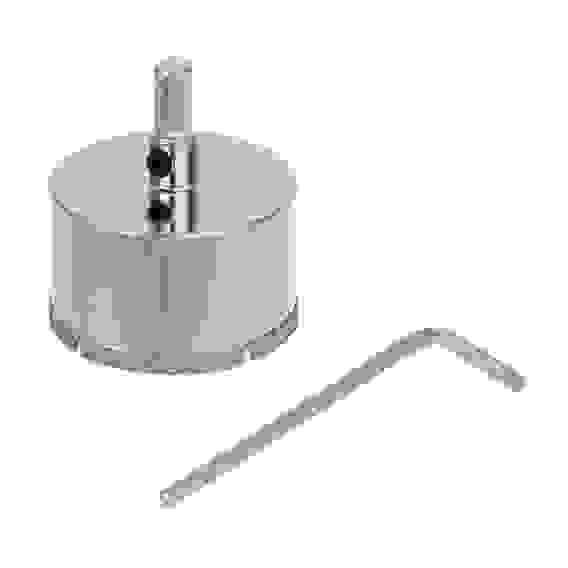 Коронка алмазная с центрирующим сверлом d 50 мм по керамике и стеклу, Р45, трехгр хвостовик ЕРМАК