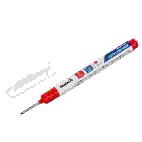 Маркер перманентный удлиненный, тонкий стержень красный HEADMAN