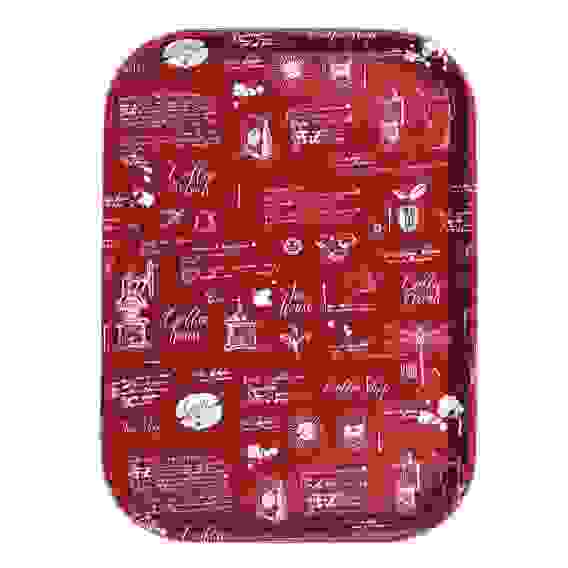 Поднос прямоугольный с антискользящим покрытием, 35х25см, 2 дизайна