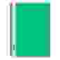 Папка-скоросшиватель пластик. СТАММ А4, 120мкм, зеленая с прозр. верхом