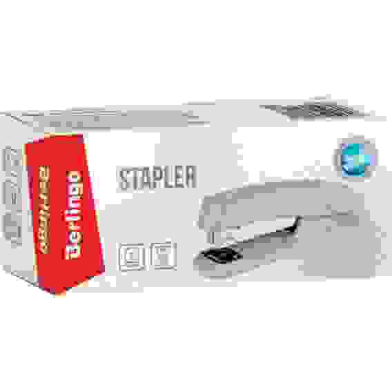 Степлер №24/6, 26/6 Berlingo &quot;Universal&quot; до 30л., пластиковый корпус, серый