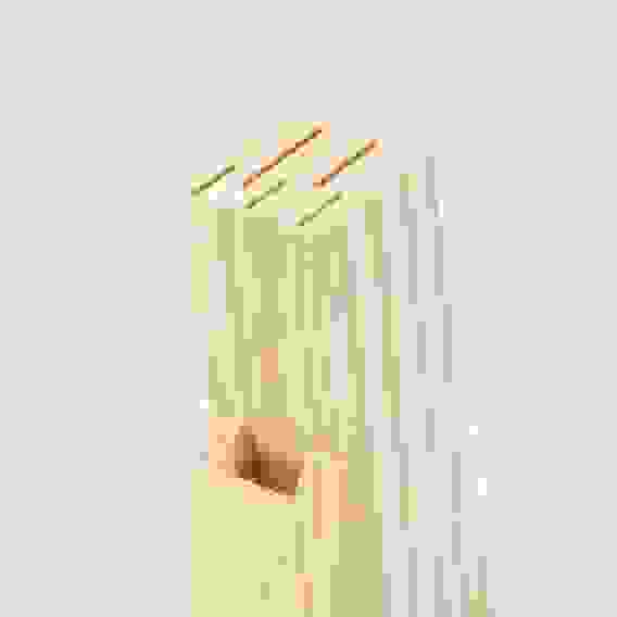 Подставка для ножей Доляна, 11×6×20 см, дерево