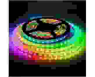 Комплект б/п+Лента св/д цифр+пульт 12V 14.4W/m 60Led/m IP65 RGB 2м герм 10мм(чер) 5050 86ЦЛ APEYRON