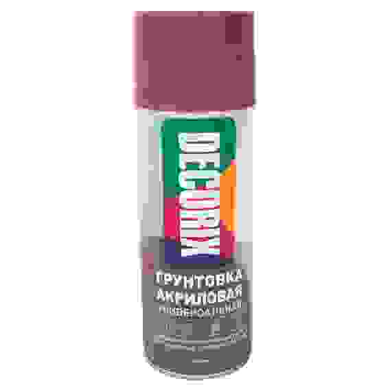 Грунтовка акрил универсальная, аэрозоль 520 мл. красно-коричневый DECORIX