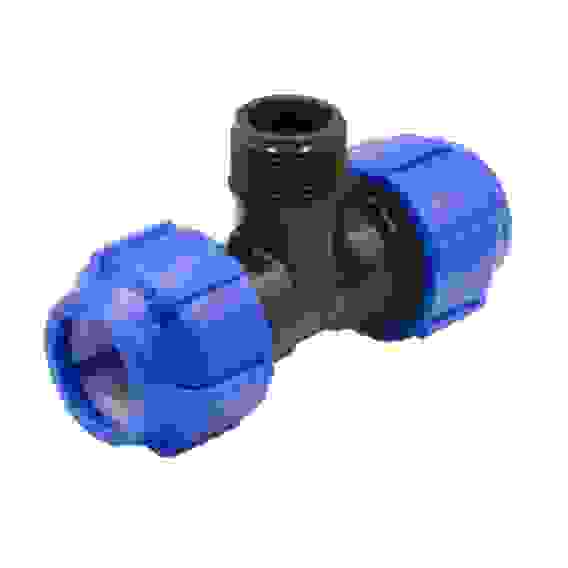 Тройник ПЭ с наруж. труб. резьбой 25х3/4''х25 (обж.) SPEKTR