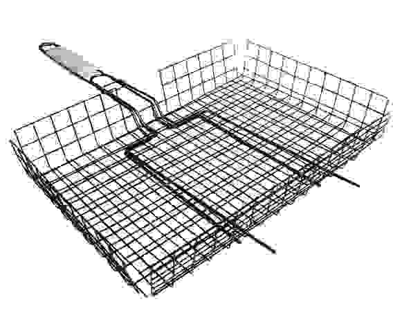 Решетка для барбекю глубокая &quot;БОЛЬШАЯ&quot;оксид.(410*335мм)