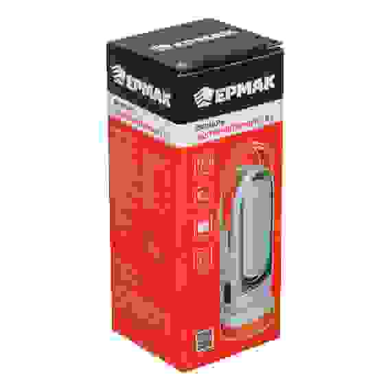 Фонарь аккумуляторный 2-в-1 17+0,5Вт LED, шнур 220В, солнечн. батарея, пластик, 14,5x5,5см ЕРМАК