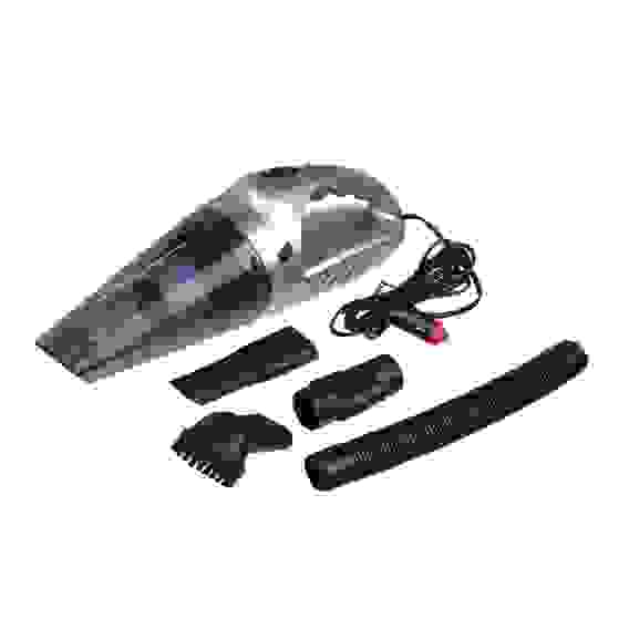 Пылесос автомобильный 150Вт, 3 насадки, 3800Pa, серый ЕРМАК