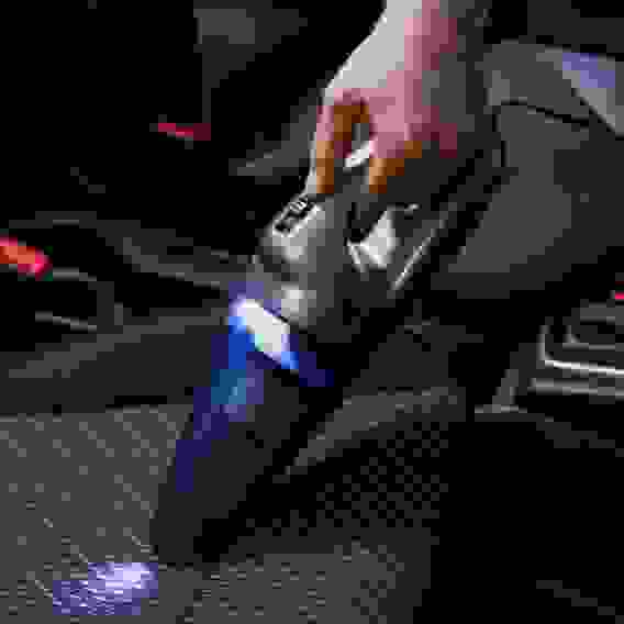 Пылесос автомобильный 150Вт, 3 насадки, 3800Pa, серый ЕРМАК