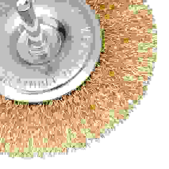 Набор щеток для дрели, 6 шт., 5 Плоских 40-50-65-75-100 мм, 1 Чашка 50 мм, со шпильками// Matrix