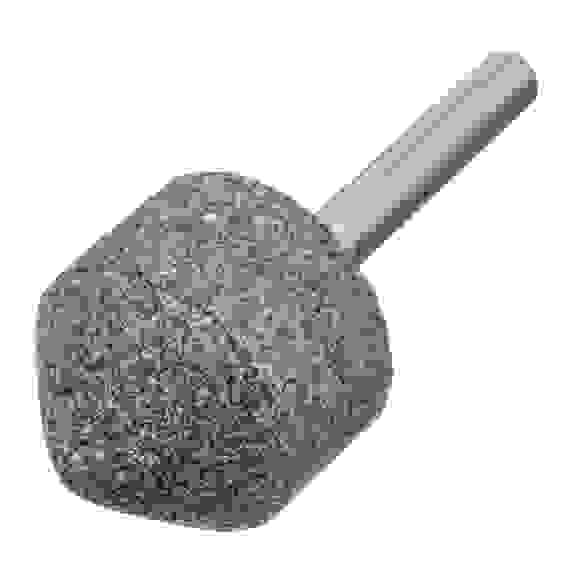 Шарошка абразивная, конус, для дрели, 25 x 25 мм, хвостовик d6 мм, 63С// Denzel