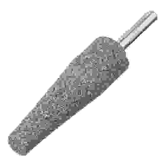 Шарошка абразивная, конус удлиненный, для дрели (ПШМ), 19 x 60 мм, хвостовик d6 мм, 63С// Denzel