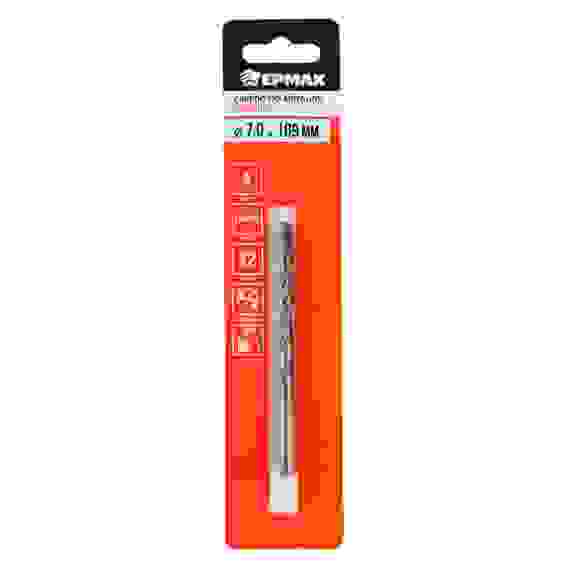 Сверло по металлу 7.0х109мм, сталь Р6М5К5, класс А КОБАЛЬТ ЕРМАК