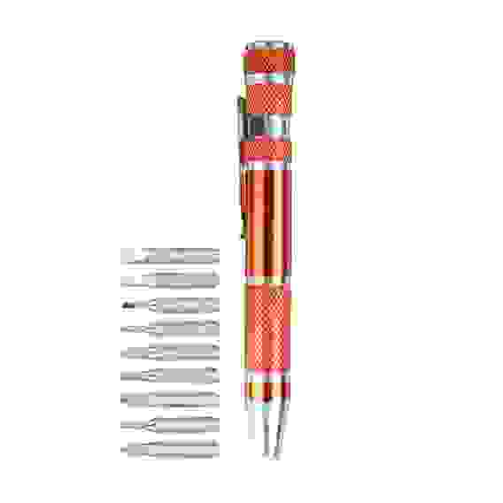 Отвертка для точных работ в форме ручки с битами, сталь ЕРМАК