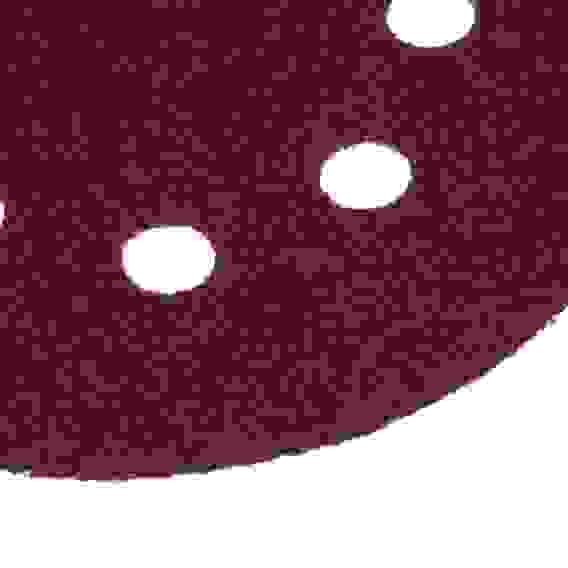 Круг шлифовальный из абразивной бумаги на велкро основе, 8 отверстий, P40, 125 мм, 5шт. ЕРМАК