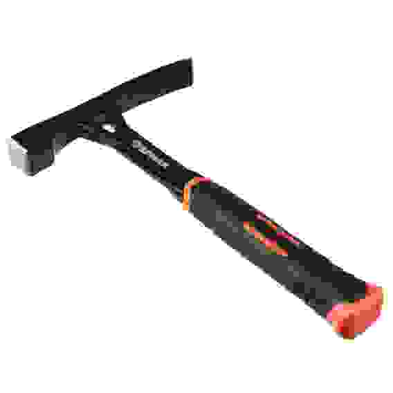 Молоток каменщика, цельнокованый, двухкомп.обрезин. рук-ка, 600г, 275мм ЕРМАК