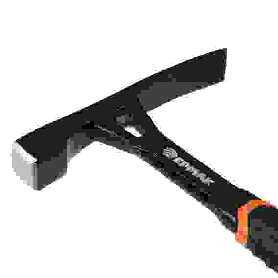 Молоток каменщика, цельнокованый, двухкомп.обрезин. рук-ка, 600г, 275мм ЕРМАК