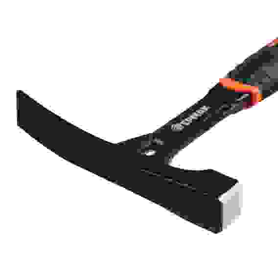 Молоток каменщика, цельнокованый, двухкомп.обрезин. рук-ка, 600г, 275мм ЕРМАК