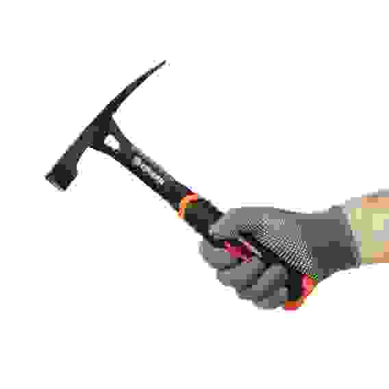 Молоток каменщика, цельнокованый, двухкомп.обрезин. рук-ка, 600г, 275мм ЕРМАК