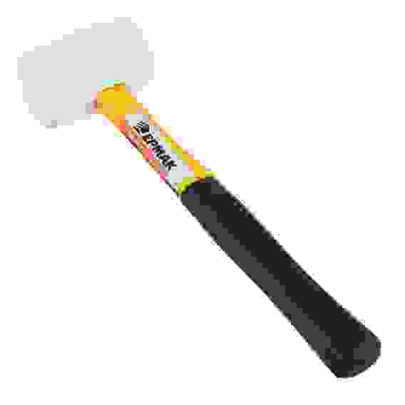 Киянка, белая резина, фибергласовая обрезиненная рукоятка 225гр ЕРМАК