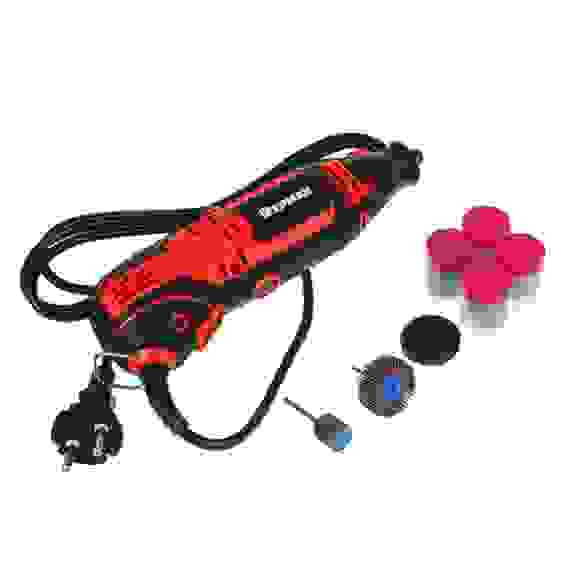 Гравер электрический 160Вт, 8000-33000 об*мин, набор аксессуаров 289 пр. ЕРМАК