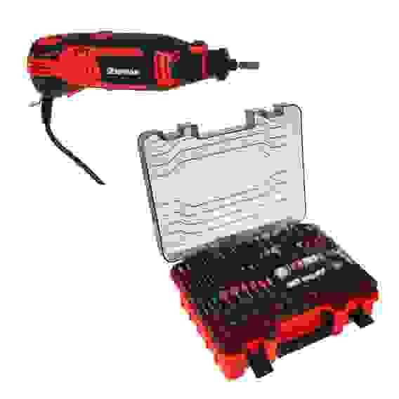 Гравер электрический 160Вт, 8000-33000 об*мин, набор аксессуаров 289 пр. ЕРМАК