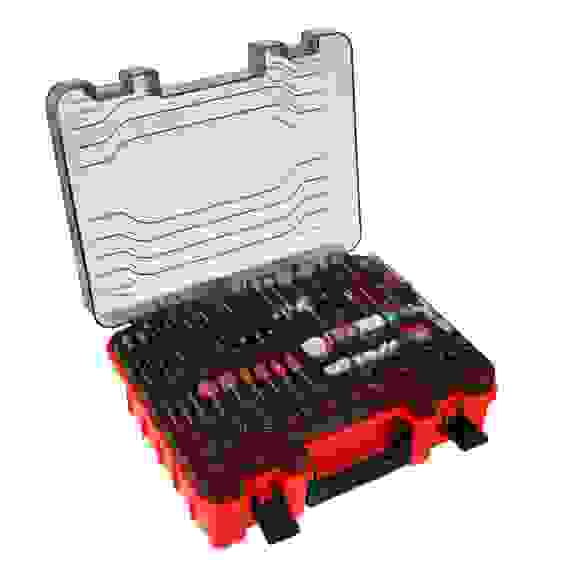 Гравер электрический 160Вт, 8000-33000 об*мин, набор аксессуаров 289 пр. ЕРМАК