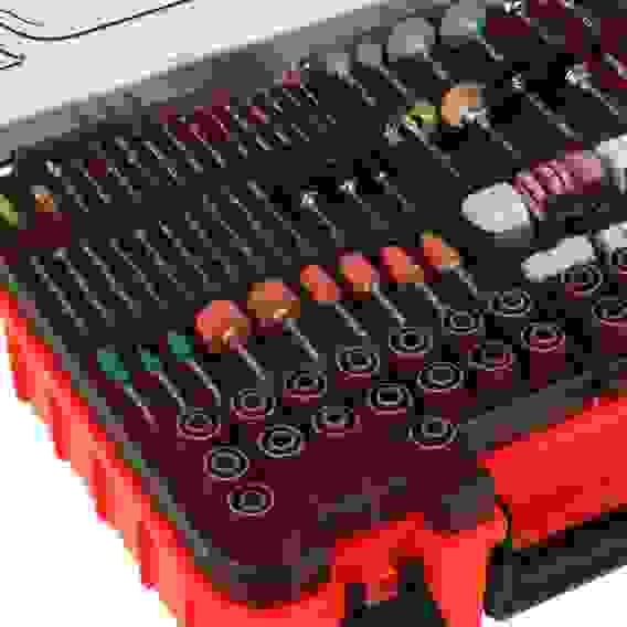 Гравер электрический 160Вт, 8000-33000 об*мин, набор аксессуаров 289 пр. ЕРМАК