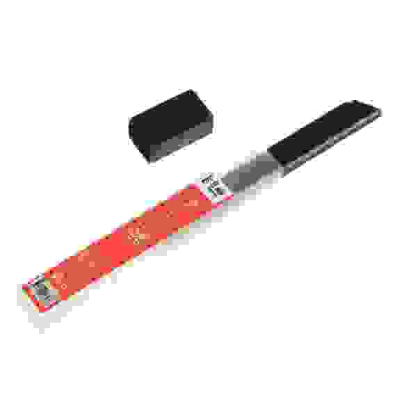 Лезвие для ножей запасное 9мм сегментированное, сталь+воронение, толщина 0,35мм, 10шт/уп ЕРМАК