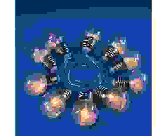 Гирлянда-нить (бат) Лампы Ретро 10LED тепл. белый 1,8м (3AA) ULD-S1800-010/STB/3AA RETRO BULBS Uniel