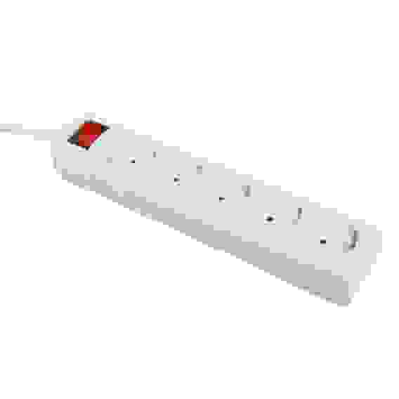 Удлинитель 5 гнезд, 3м, с зазем и выкл., евро, с защит. шторками, 16A, 3500Вт FORZA