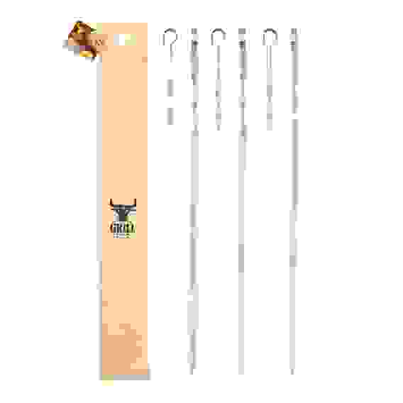 Набор шампуров 6шт, нерж.сталь, 60см, в чехле GRILLBOOM