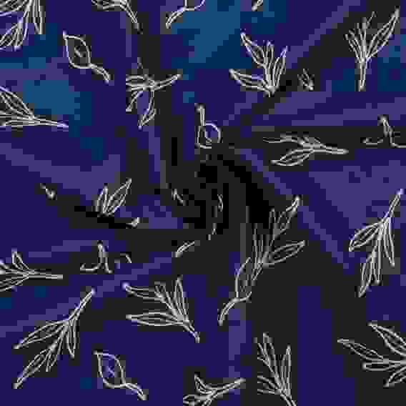 Простыня на резинке 180х200х20см, 100% хлопок, бязь, синий Нэви PROVANCE