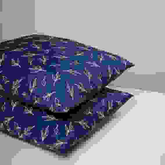 Наволочки 70х70см, 100% хлопок, бязь, 2шт, синий Нэви PROVANCE