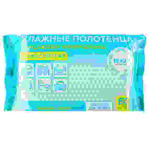 Влажные полотенца для уборки, 60шт XL