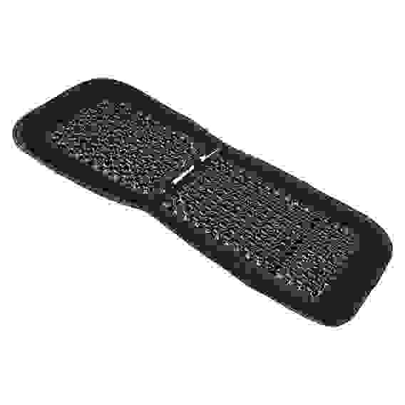 Массажер 92x44см, деревянные шарики на ткани, черный, 020 ЕРМАК