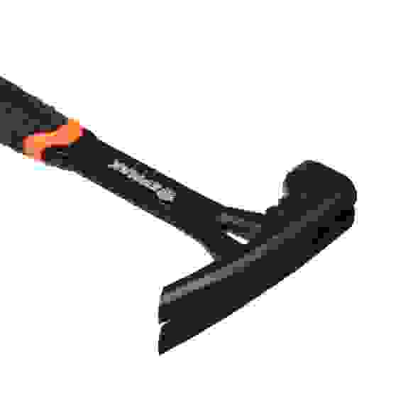 Молоток-гвоздодер цельнокованый, боек с магнитом, двухкомп.обрезин. рук-ка 450г, 320мм ЕРМАК