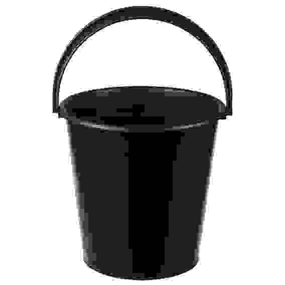 Ведро пластмассовое 10 л, хозяйственное, цвет черный