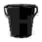 Ведро пластмассовое 10 л, хозяйственное, цвет черный
