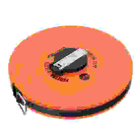 Рулетка геодезическая, 30 м х 12,5 мм, лента ПВХ, закрытый круглый корпус// Spartа